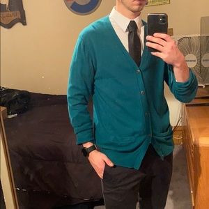 Aqua cardigan size M